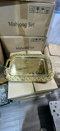 Golden tray