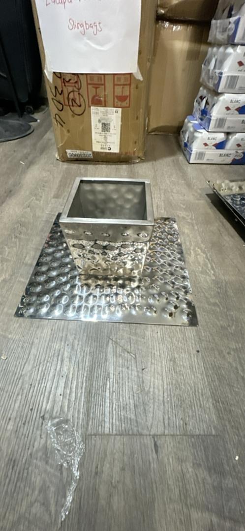 Metal box and platform