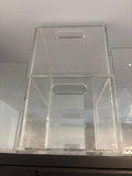 TRANSPARENT ACRYLIC BOX WITH HANDLE