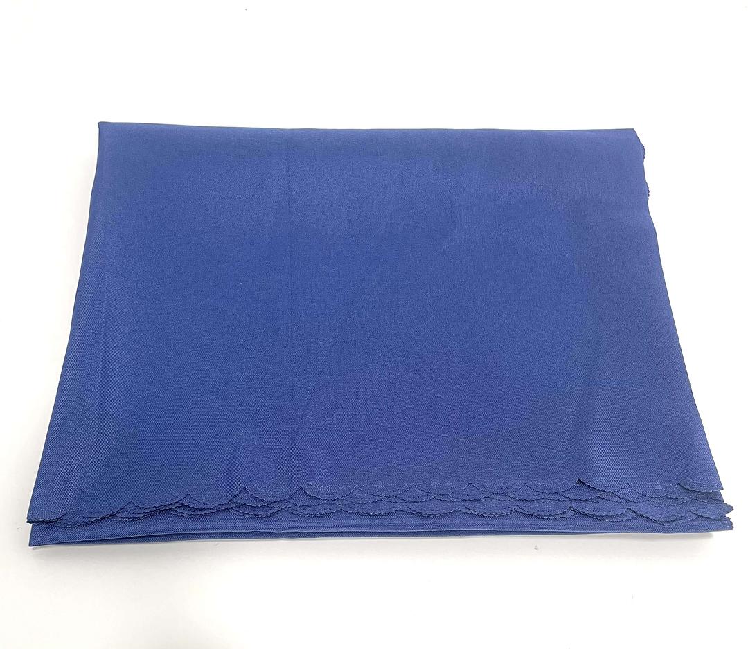 Blue scalloped edge design Tablecloth
