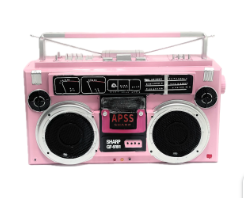 Vintage Retro Sharp GF-9191Radio Cassette Recorder