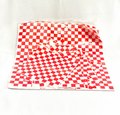 Red Checkered Hamburger Wrapper