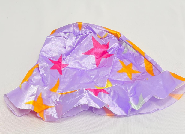 Purple Bucket Hat with Stars