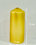 Gold Pillar Candle