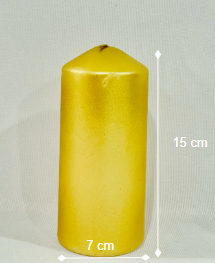 Gold Pillar Candle