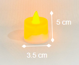 White Led Flameless Tea light Candle