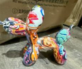 Colourful balloon dog