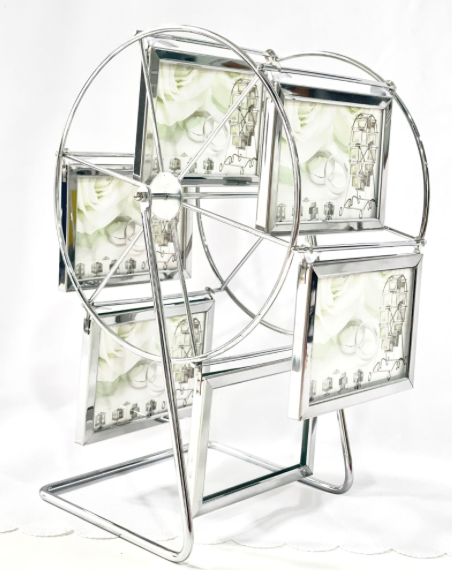 Metal Rotating Ferris Wheel Photo Frame