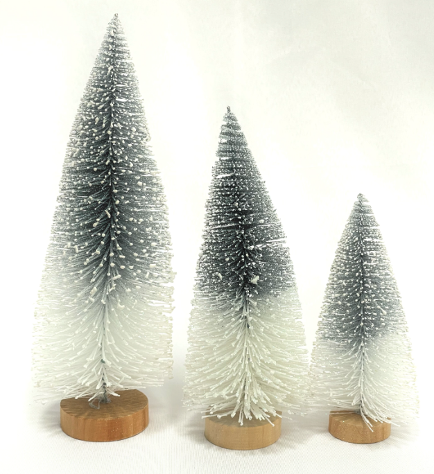 Mini White Silver Sparkling Artificial Christmas Tree
