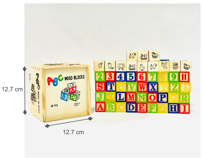 ABC Wood Blocks Box