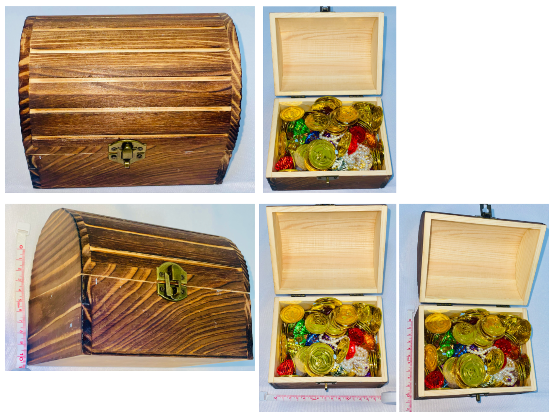 Toy Treasure chest wooden box