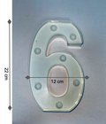 Number 6 Led Light