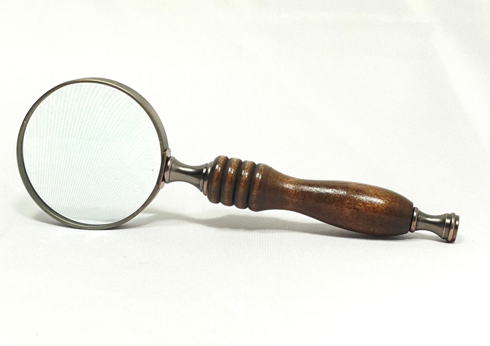 Antique Brass Magnifying Glass