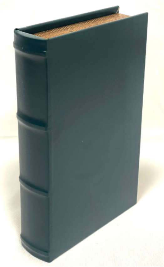 Small PU Leather Decorative Forest Green Color Book
