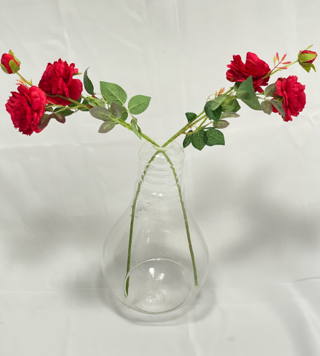 Big Bulb-like glass vase