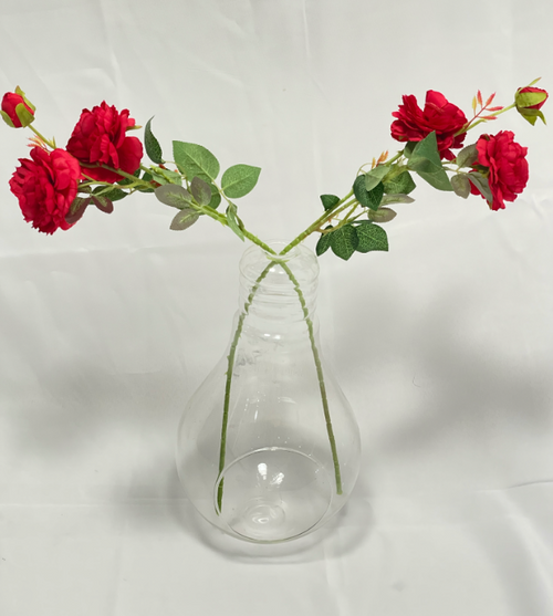 Big Bulb-like glass vase