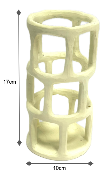 Multipurpose Handmade Resin Shan Lan Shape Flower Vase