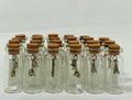 10ml Small glass w/ mini cork bottle