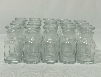 60ml Clear glass Spice Jars with stoppers