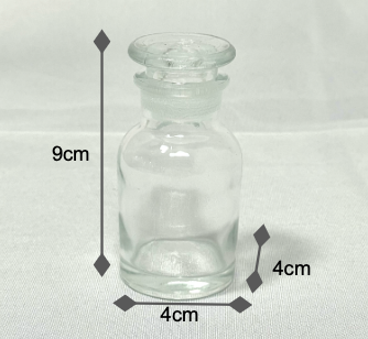 60ml Clear glass Spice Jars with stoppers