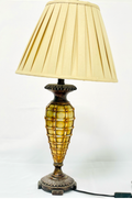 Pleated Gold Lampshade