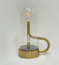 Gold Lighted Oil Lamp