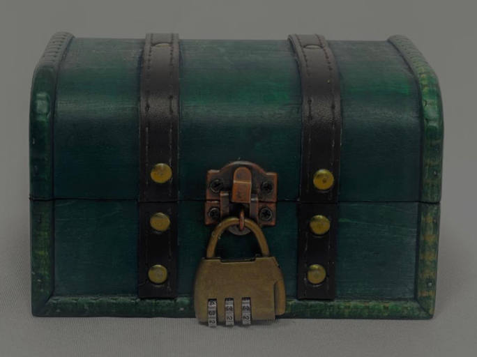 Miniature Green Trunk