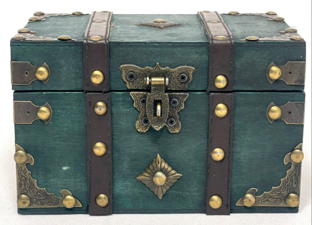Miniature Green Trunk
