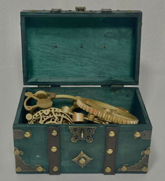 Miniature Green Trunk