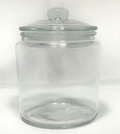 Transparent Glass Jars