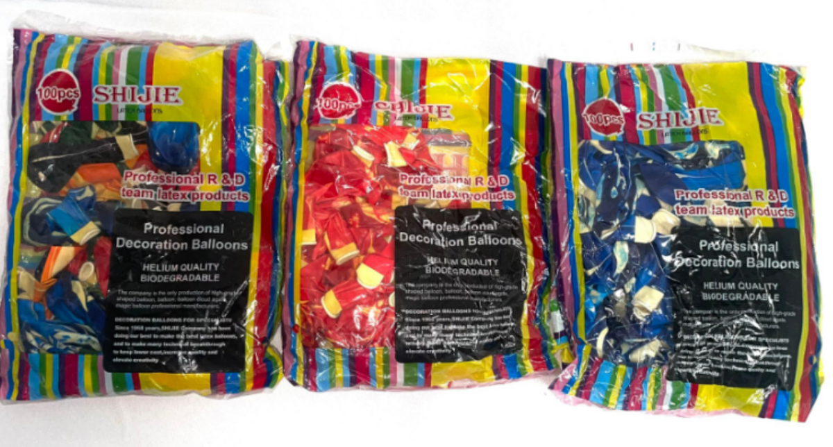 Pack of Mixed Coloured Balloon