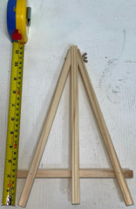 Tan Mini Wood Easel