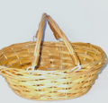 Brown Woven Rattan Basket