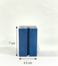 Dark Blue Wooden Block with Slot in the Middle