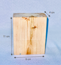 Tan Wooden Block