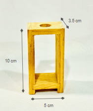 Wood Structure with hole at the top