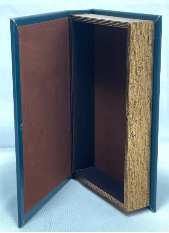 Small PU Leather Decorative Forest Green Color Book