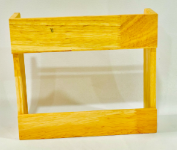 Brown Wood Shelf (Two Levels)