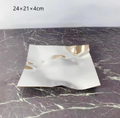 Stainless steel decorative tray