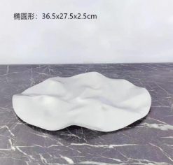 Oval Wavy Large Trinket or Tapas plate/tray