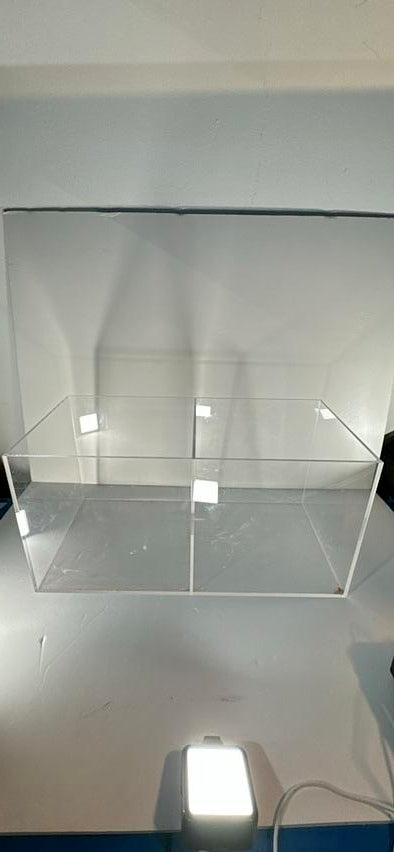 TRANSPARENT ACRYLIC BOX DOUBLE