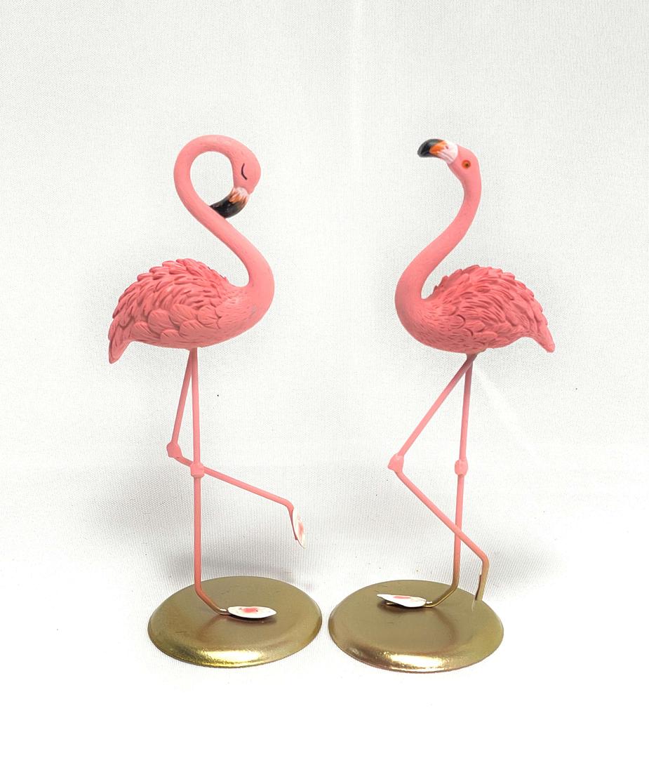 Flamingo tabletop figurines